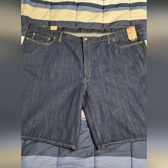 Levi's Big & Tall 469 Loose Denim Jean Shorts- Men's Size 54 NWT - Picture 1 of 6